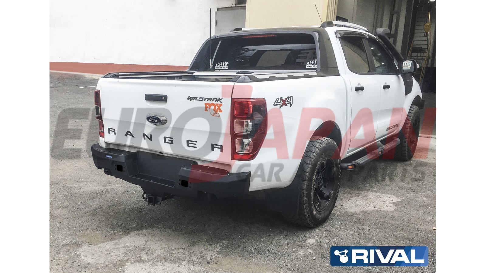 Aluminum rear bumper for Ford Ranger 2011-2018 (Competitive Use) - Rival